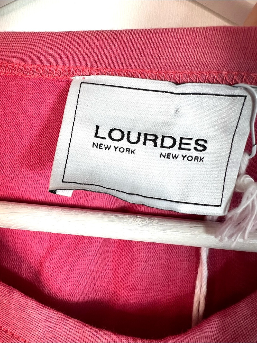 RARE NWT Lourdes New York Gathered Pink Crop Top Size Small - Picture 5 of 10